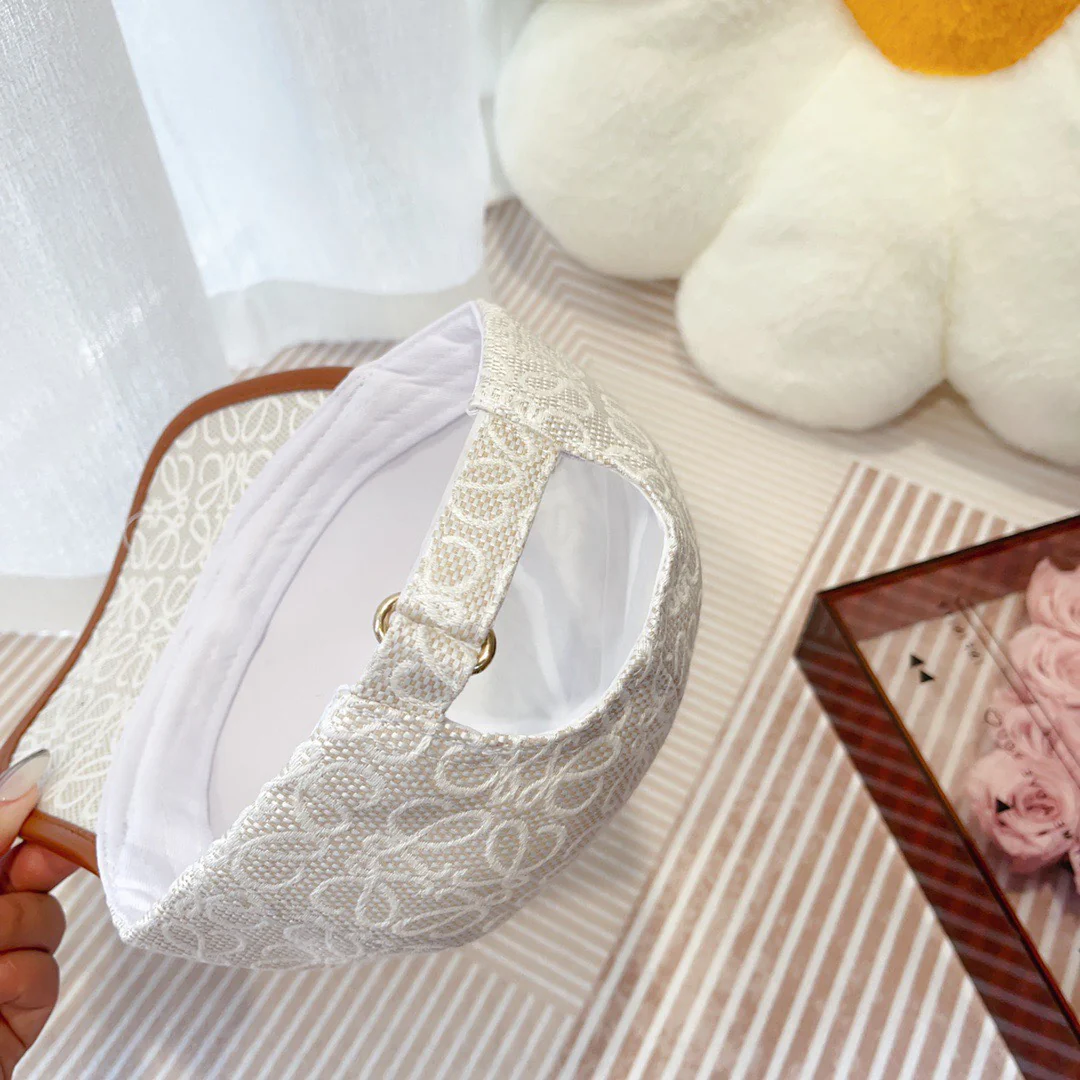 Lolway - бейсболка из канваса с монограммой - белая