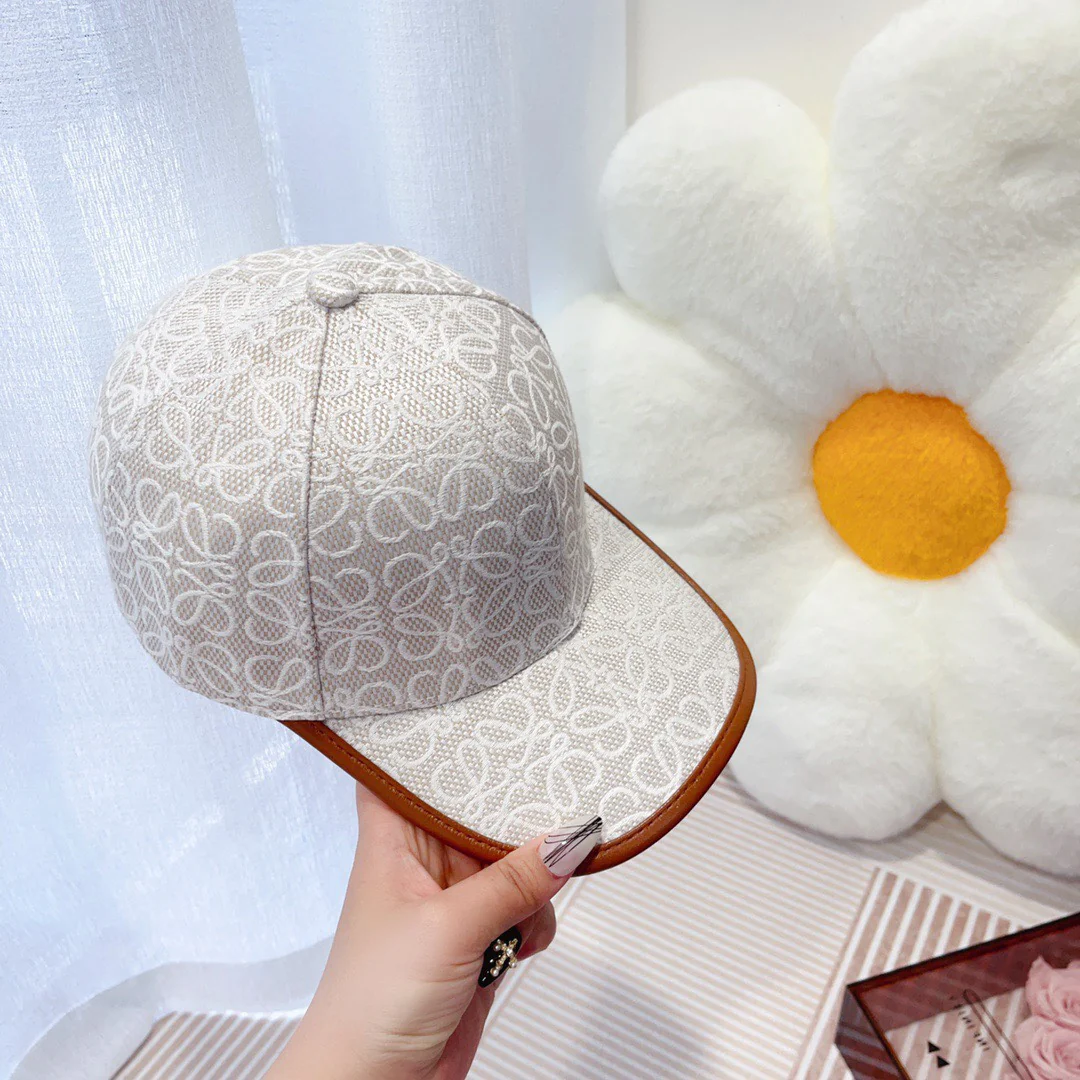 Lolway - бейсболка из канваса с монограммой - белая