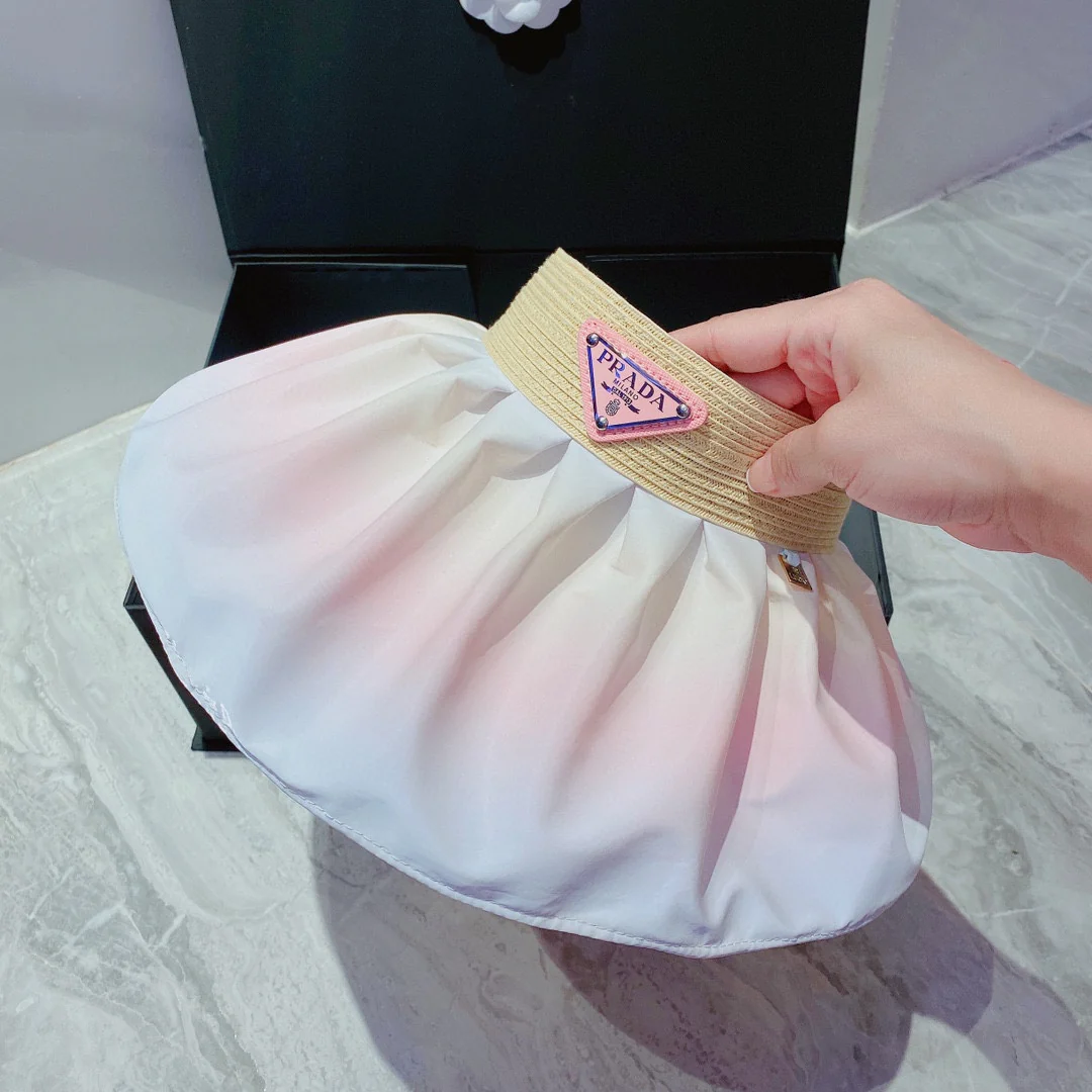 Солнцезащитная шляпа Prada Shell Rainbow - защита от УФ-излучения