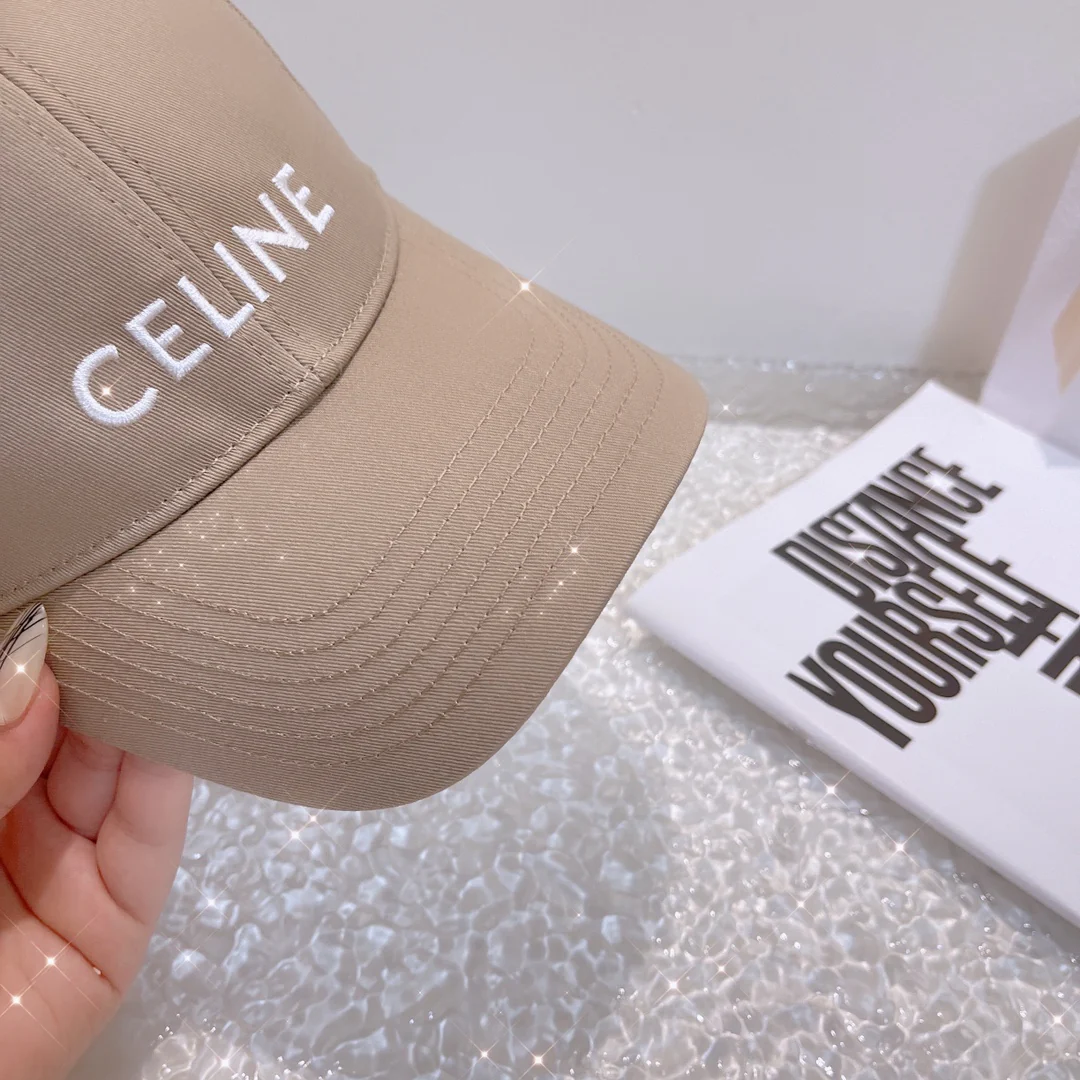 Вышитая джинсовая бейсболка Celine - 2