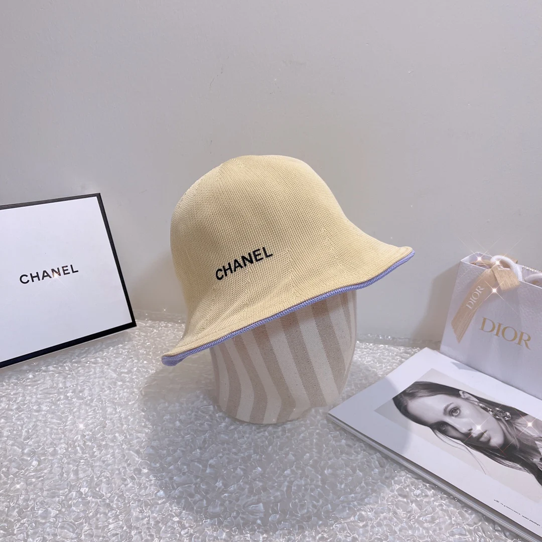 Chanel - Двусторонняя рыбацкая шляпа - Можно носить с обеих сторон - 1