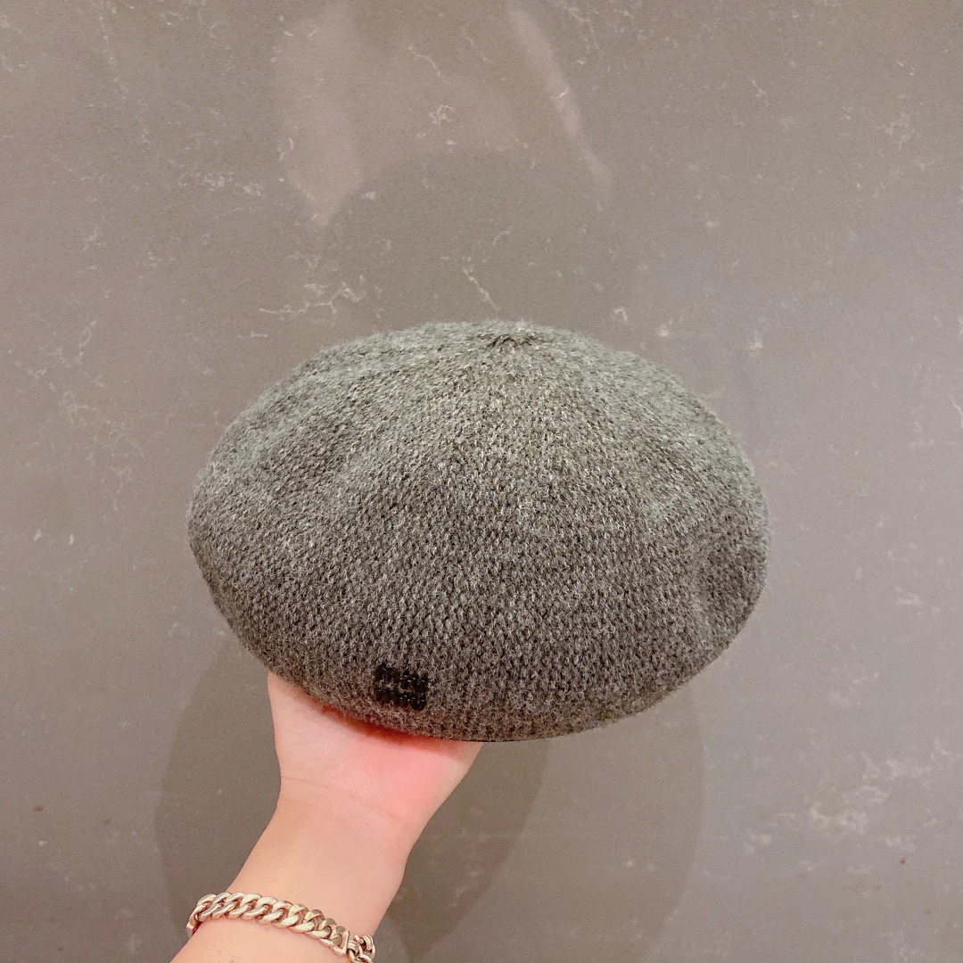 Miu Miu - Береты - Серые