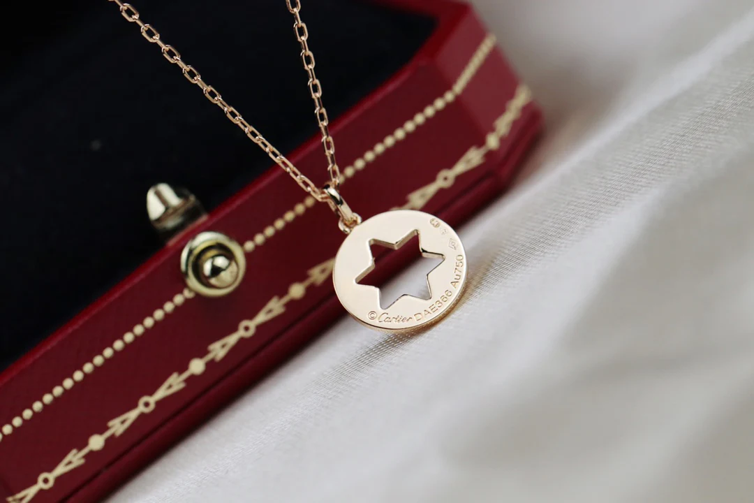 Cartier - Двустороннее колье в форме шестиугольной звезды