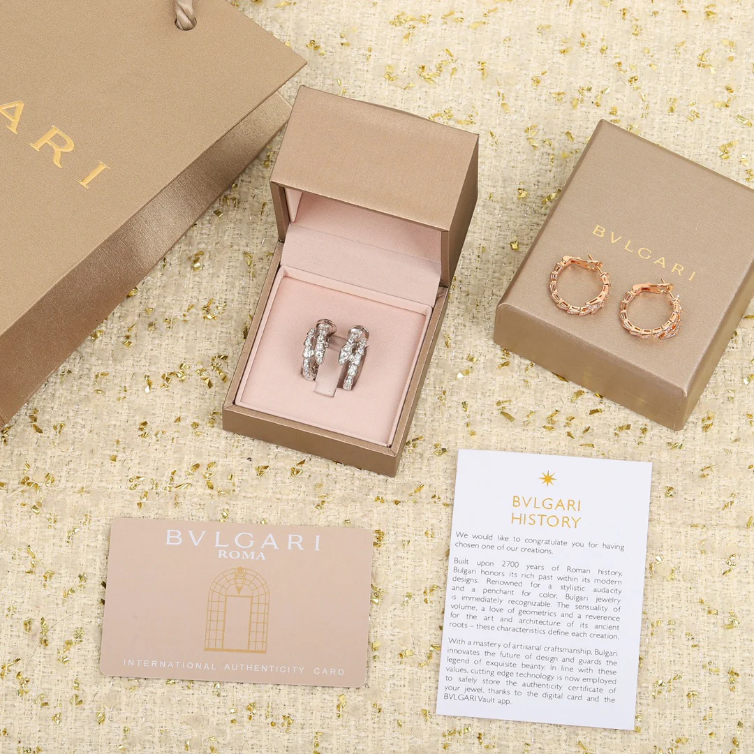 Серьги Bvlgari 015-1