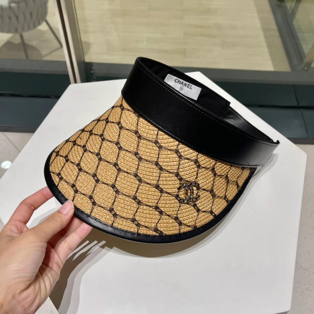 Новинка Chanel 2022 года - Солнцезащитная шляпа - Парик с открытым носком - 3