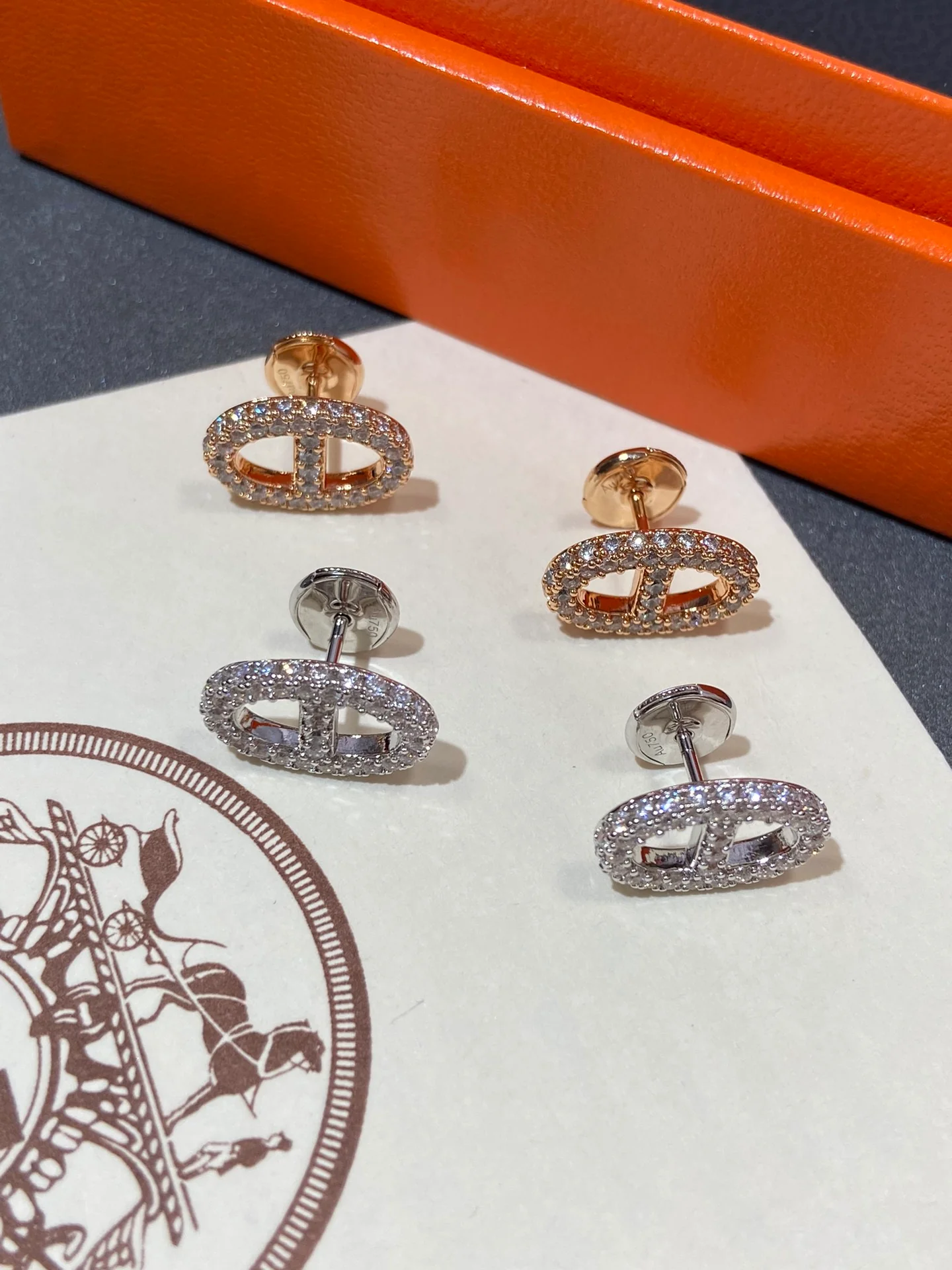 Серьги Hermes 034