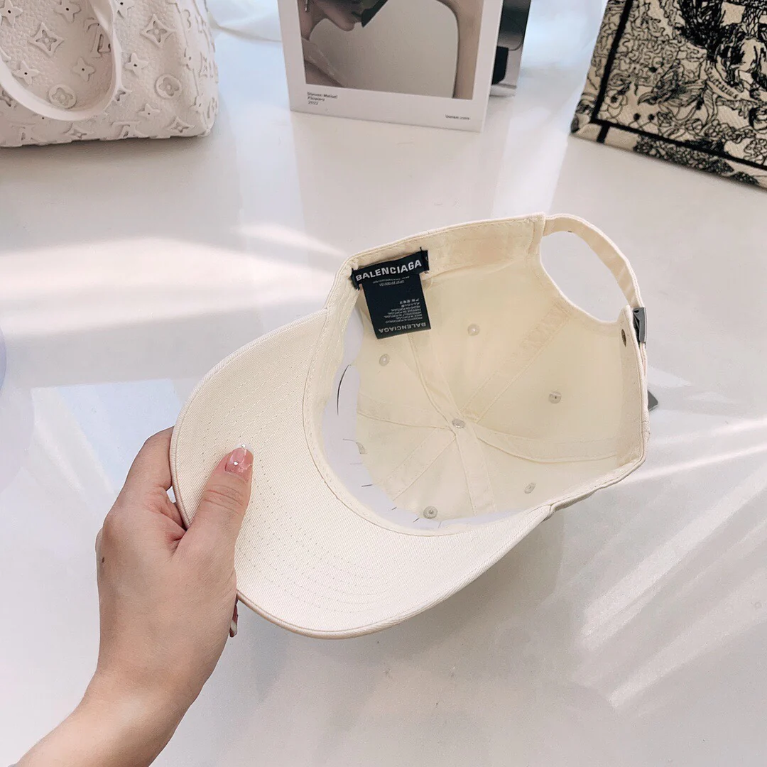 Balenciaga - Всесезонная бейсболка из чистого хлопка - Белая