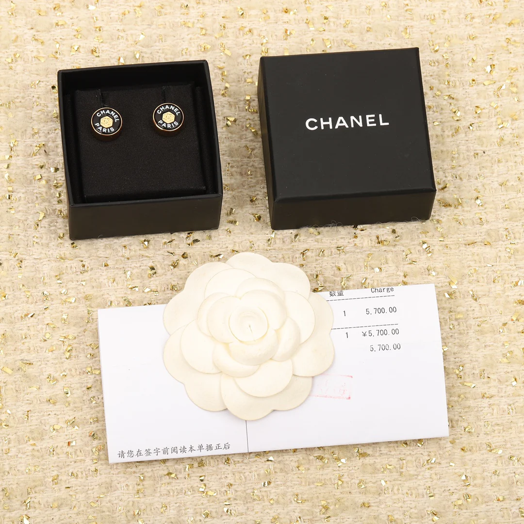 Серьги Chanel 090-1