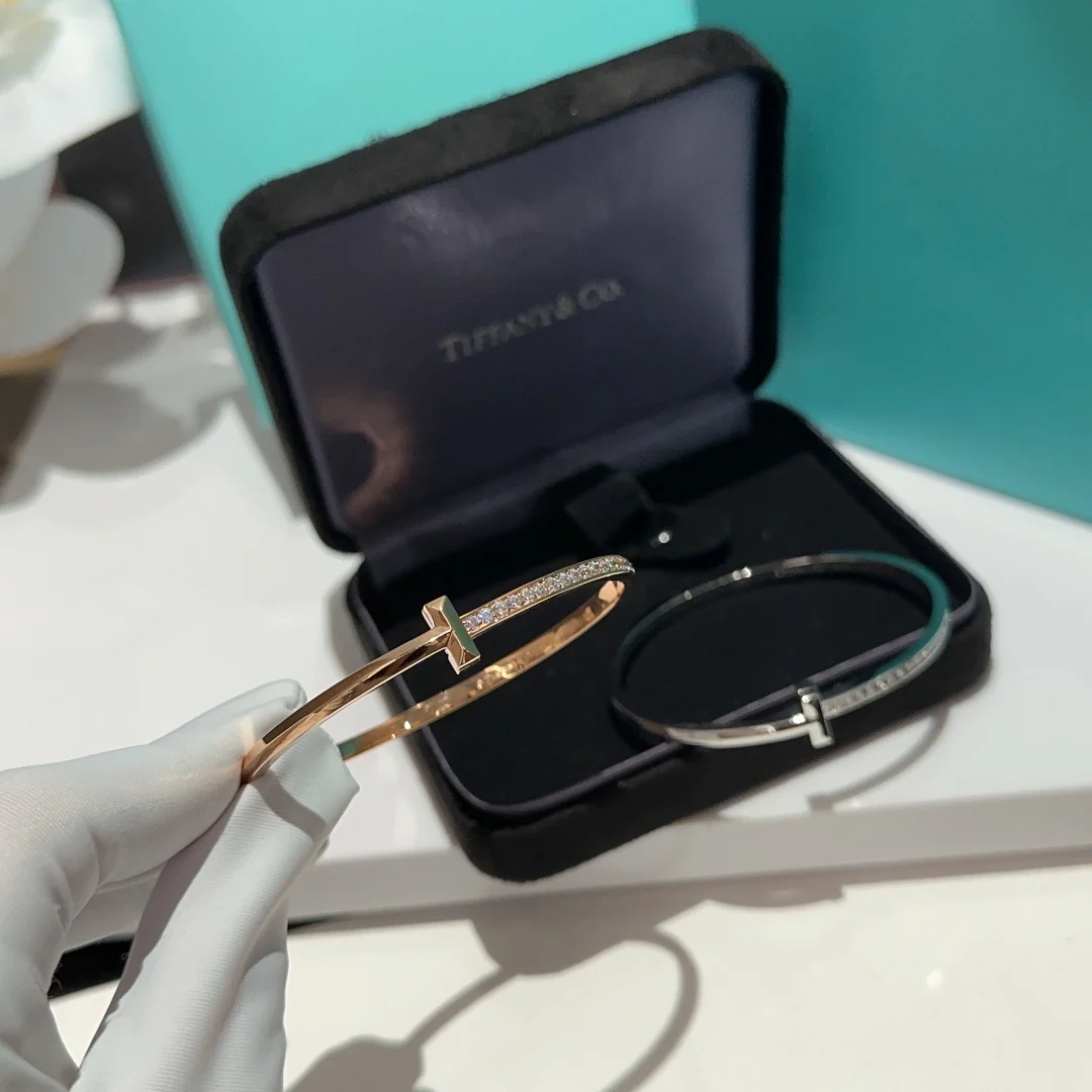 Браслет Tiffany 030T с бриллиантами, золото.