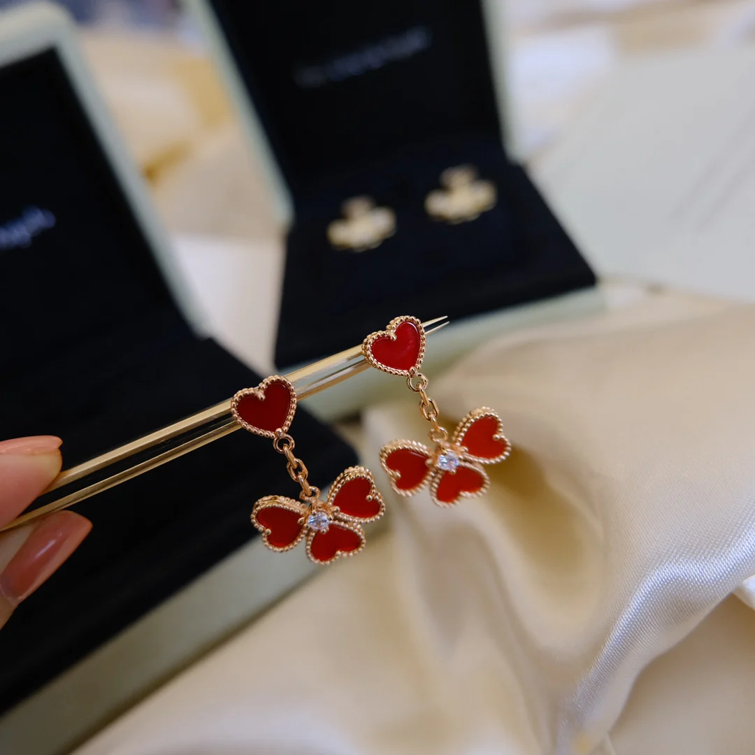 Серьги VCA - Пуговица - 2 шт.