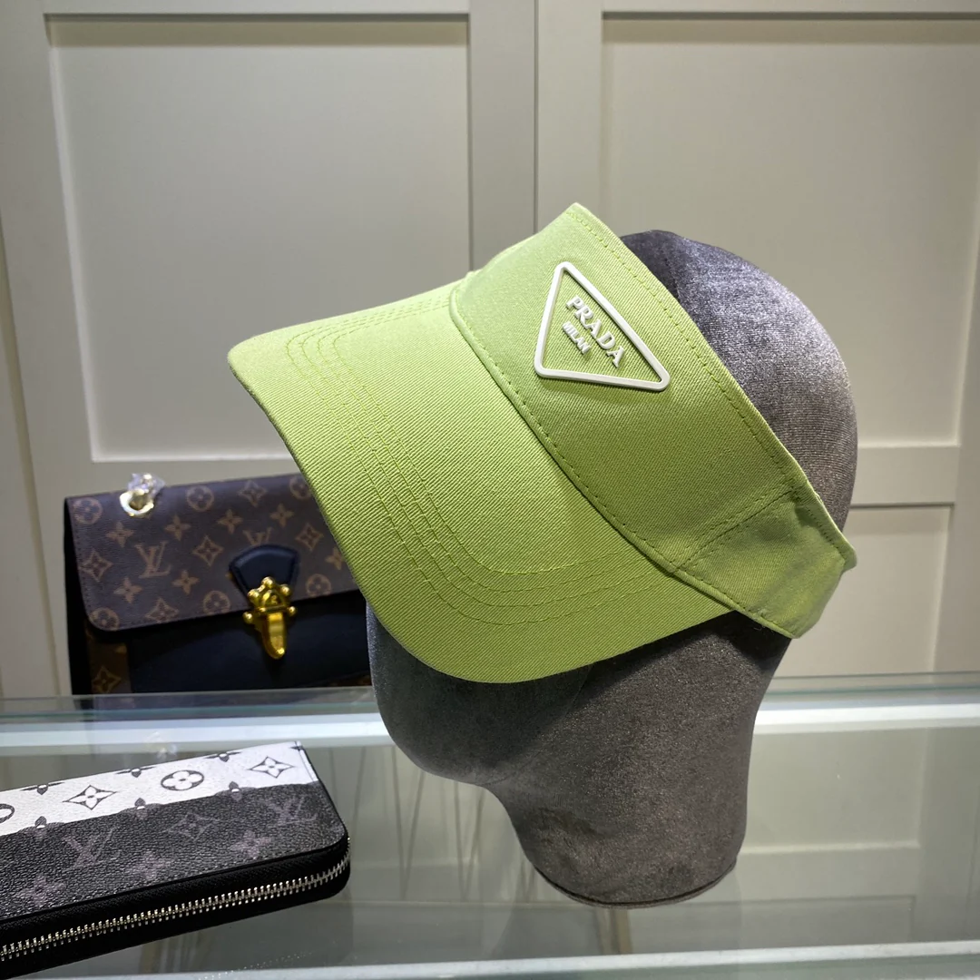 Prada - Официальный сайт Классический стиль - Шляпа с козырьком - 1