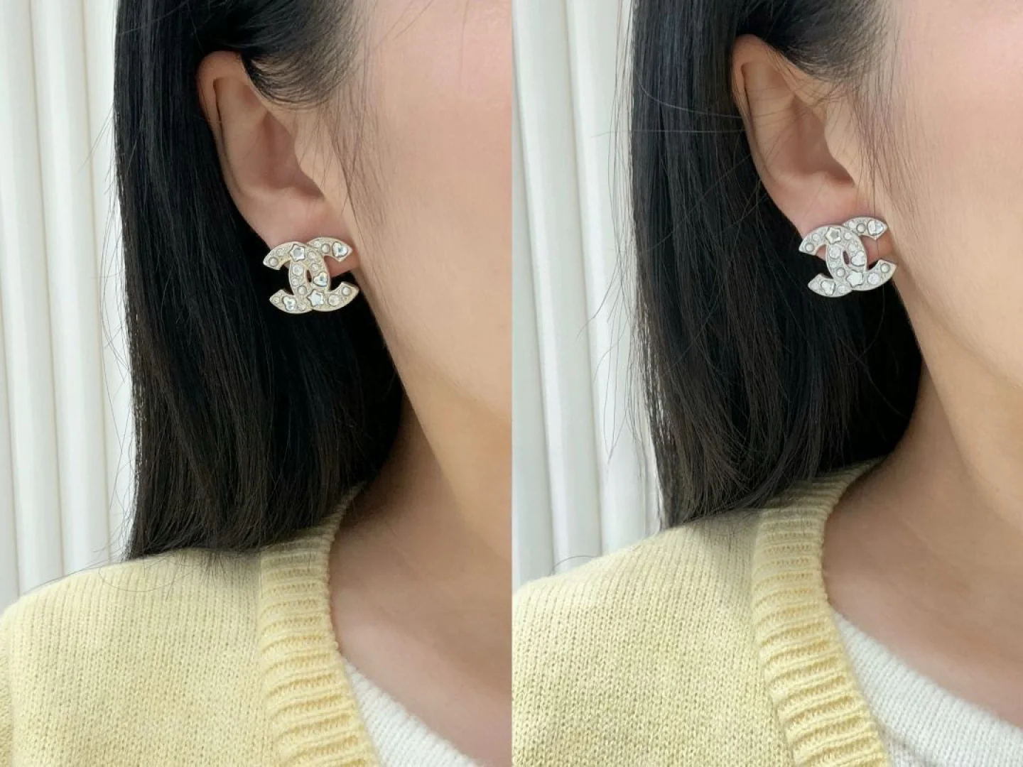 Chanel - Серьги в форме сердца, пятиконечной звезды и двойной буквы С (25 пенсов)