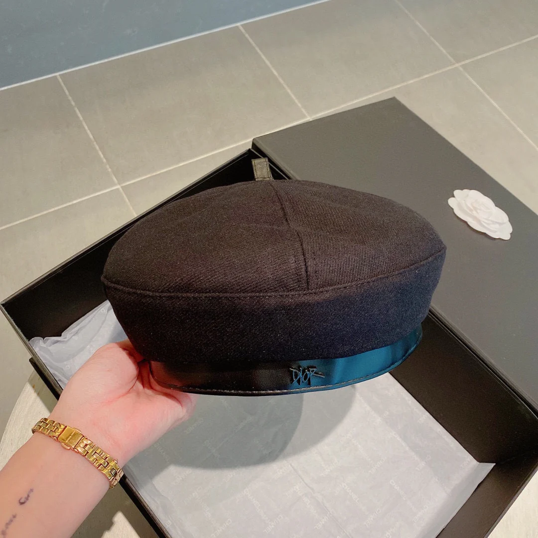 Dior - Шерстяная шляпа художника - Черная