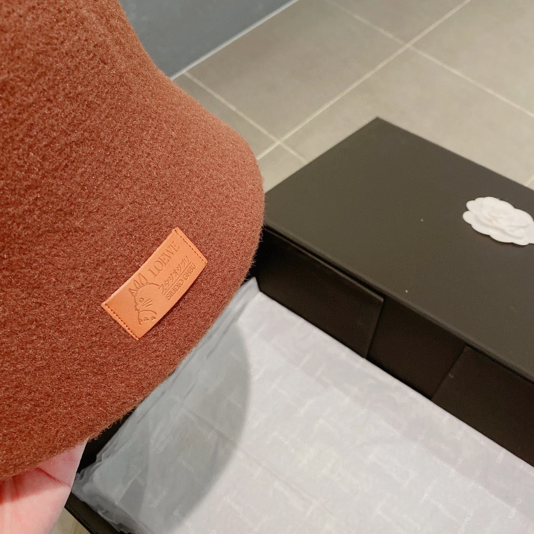 Лолвей - Рыбацкая шапка из кроличьей шерсти - Коричневая