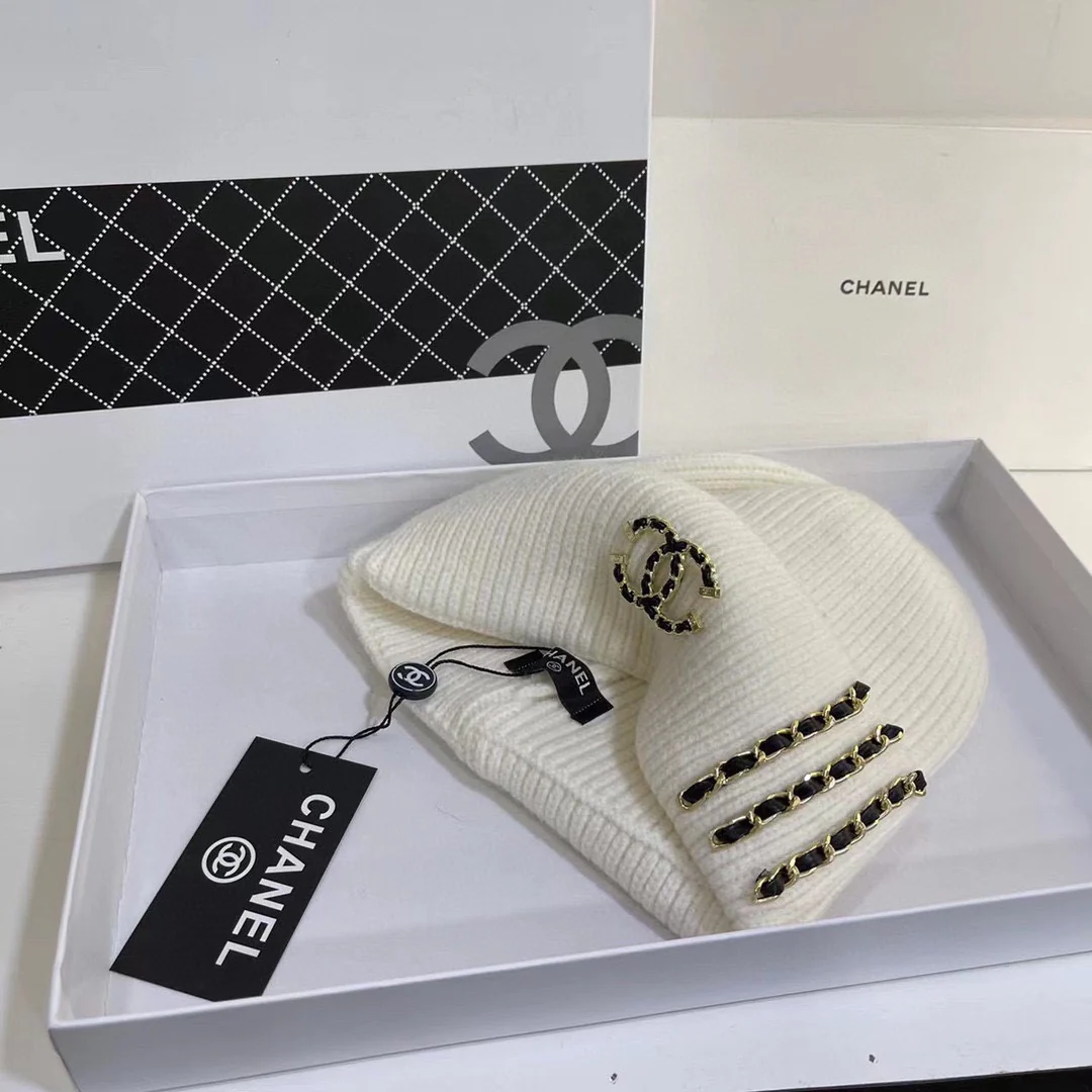 Chanel - Вязаная шапка - 6