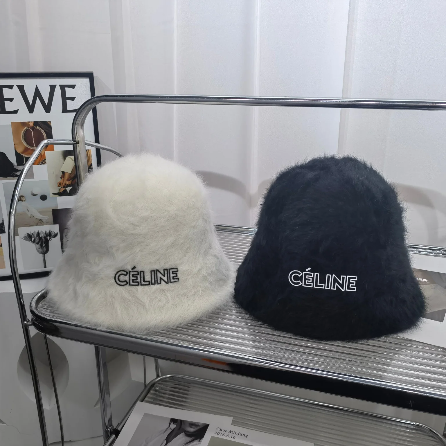 Celine - Плюшевая рыбацкая шляпа