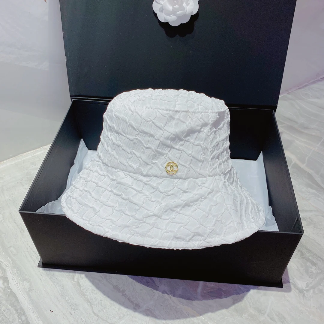 Chanel - Рыбацкая шляпа - Белая - 1