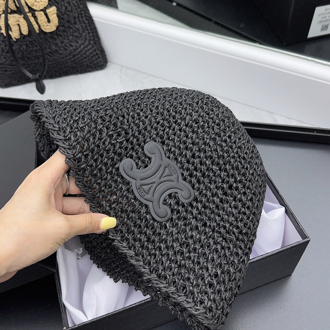 Celine - Премиальная плетеная рыбацкая шляпа