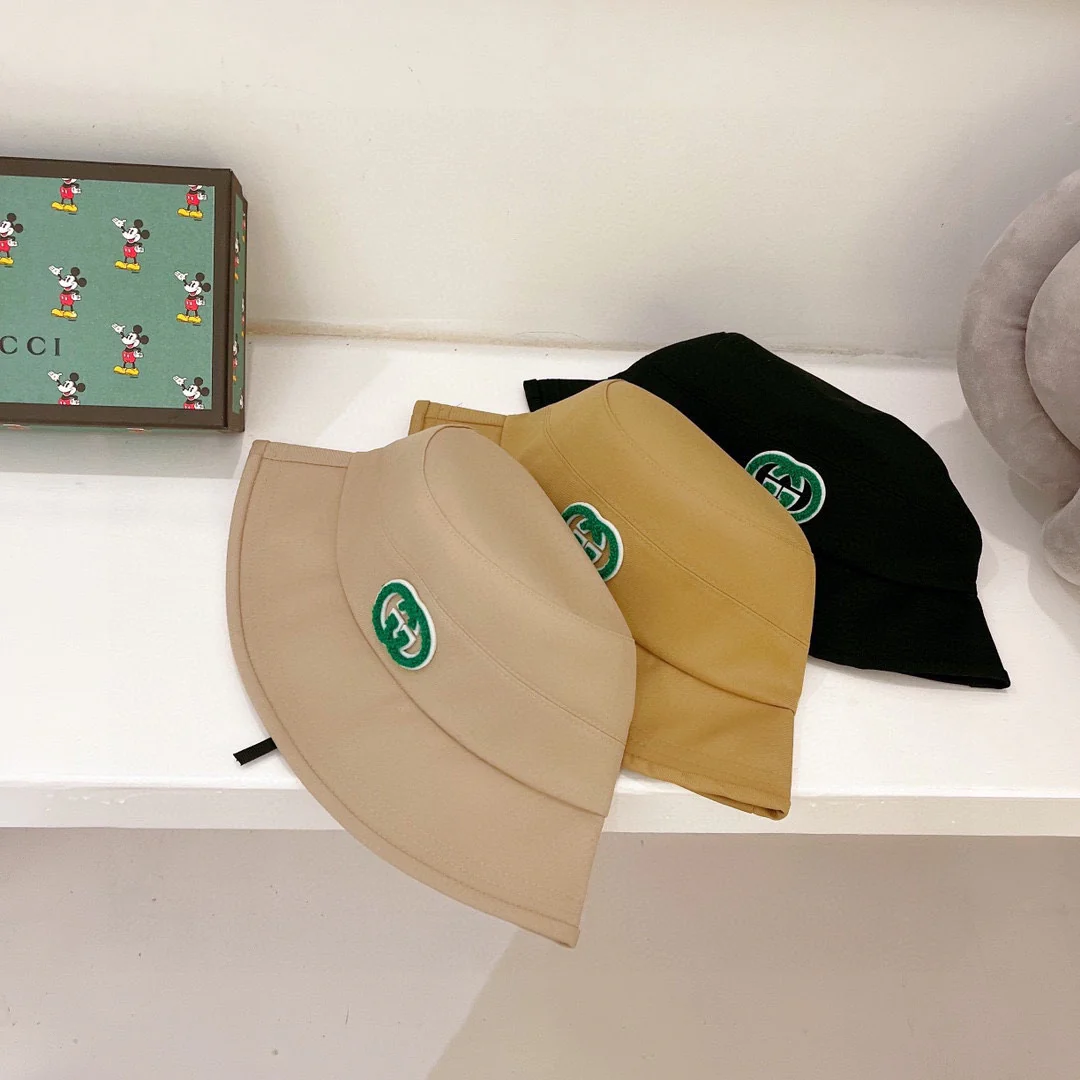 Gucci - Простая рыбацкая шляпа с неровной строчкой