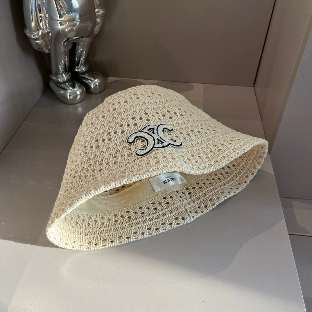 Celine - Новая вязаная панама - Бежевая