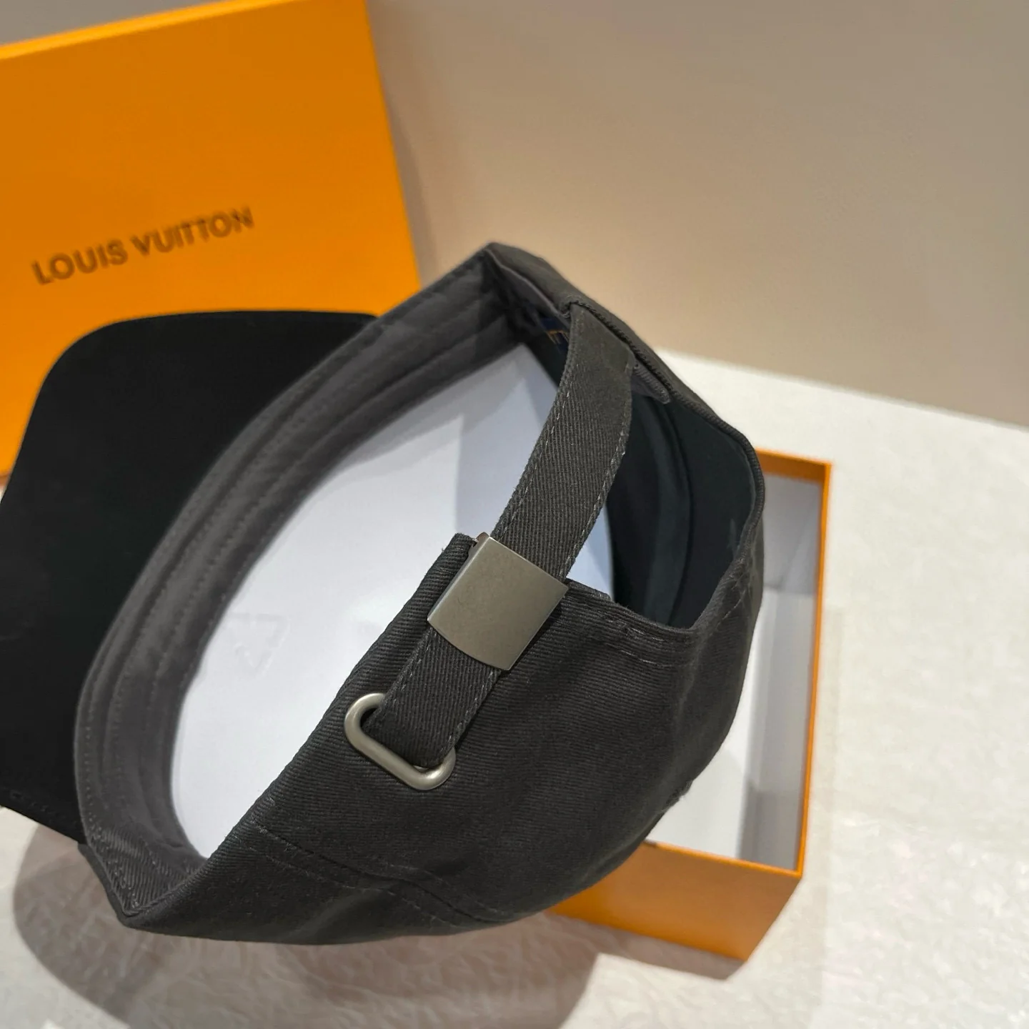 LV - Бейсболка с лоскутным узором - Черная