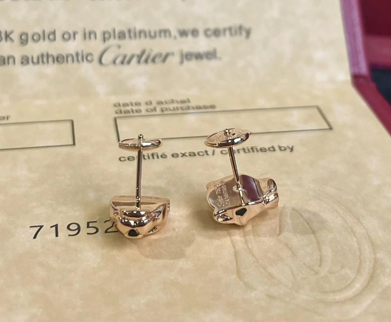 Серьги Cartier 060