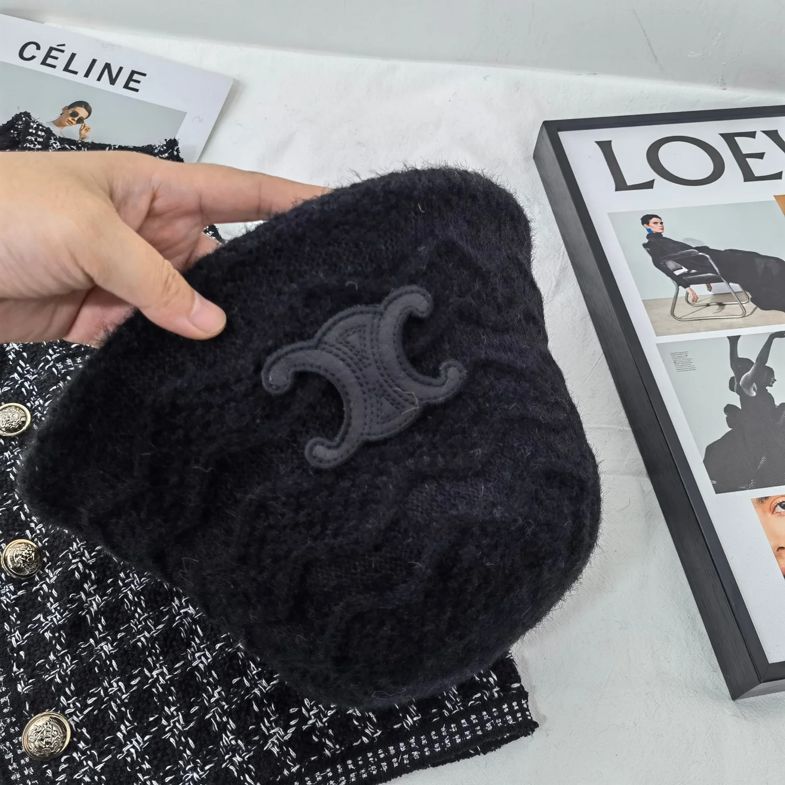 Celine - Рыбацкая шляпа с волнистым узором