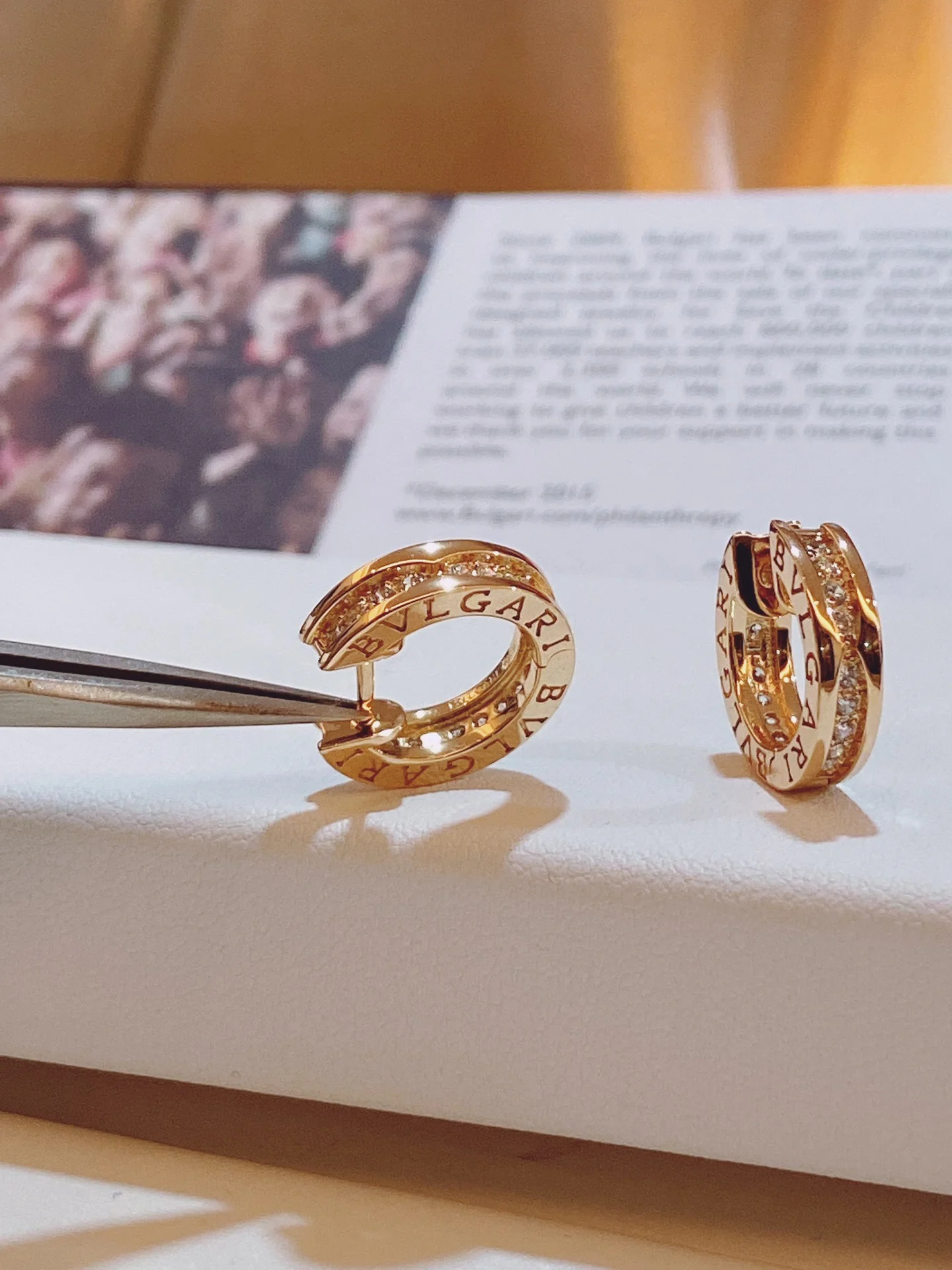 Серьги Bvlgari 022