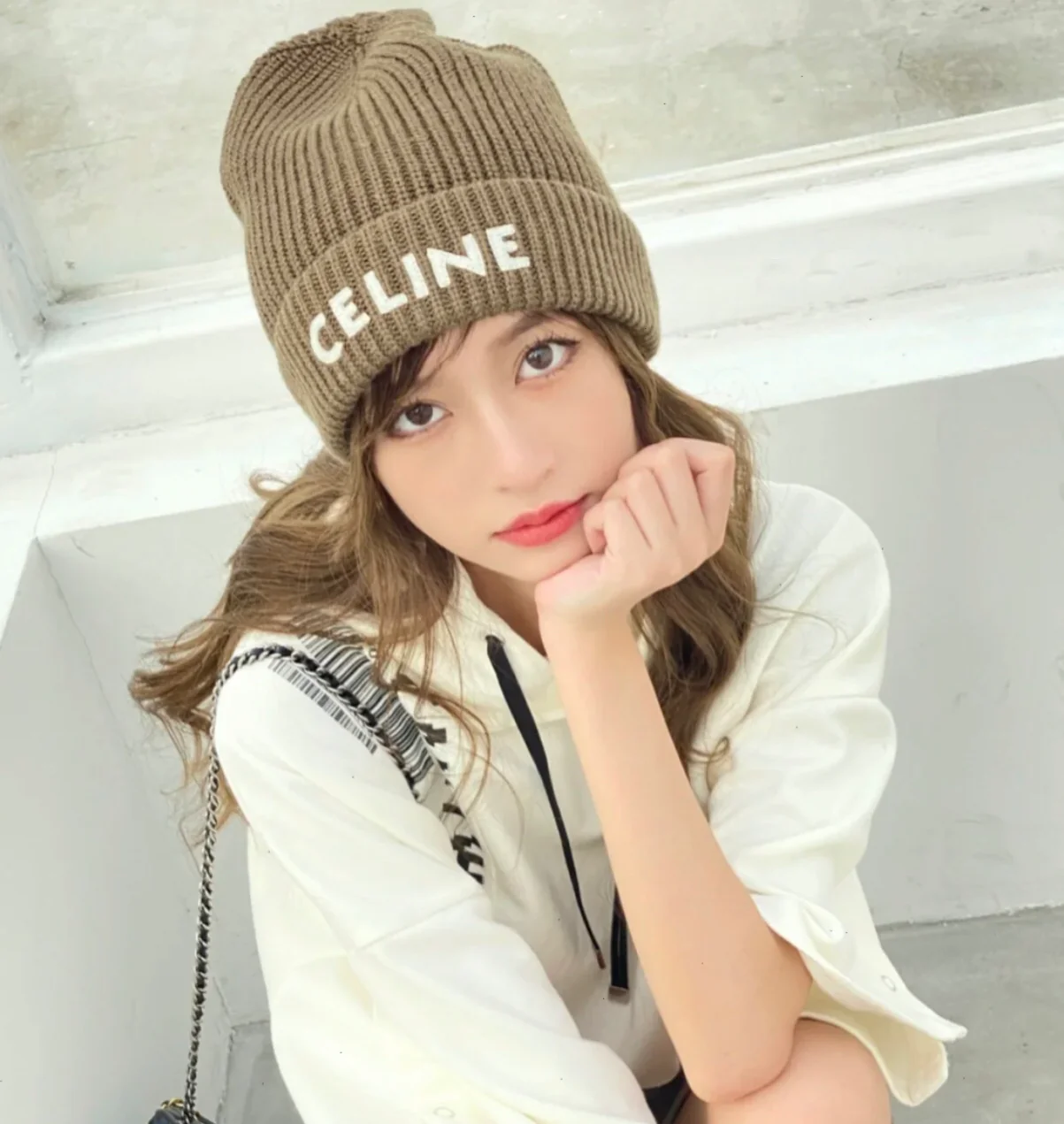 Вязаная шапка Celine