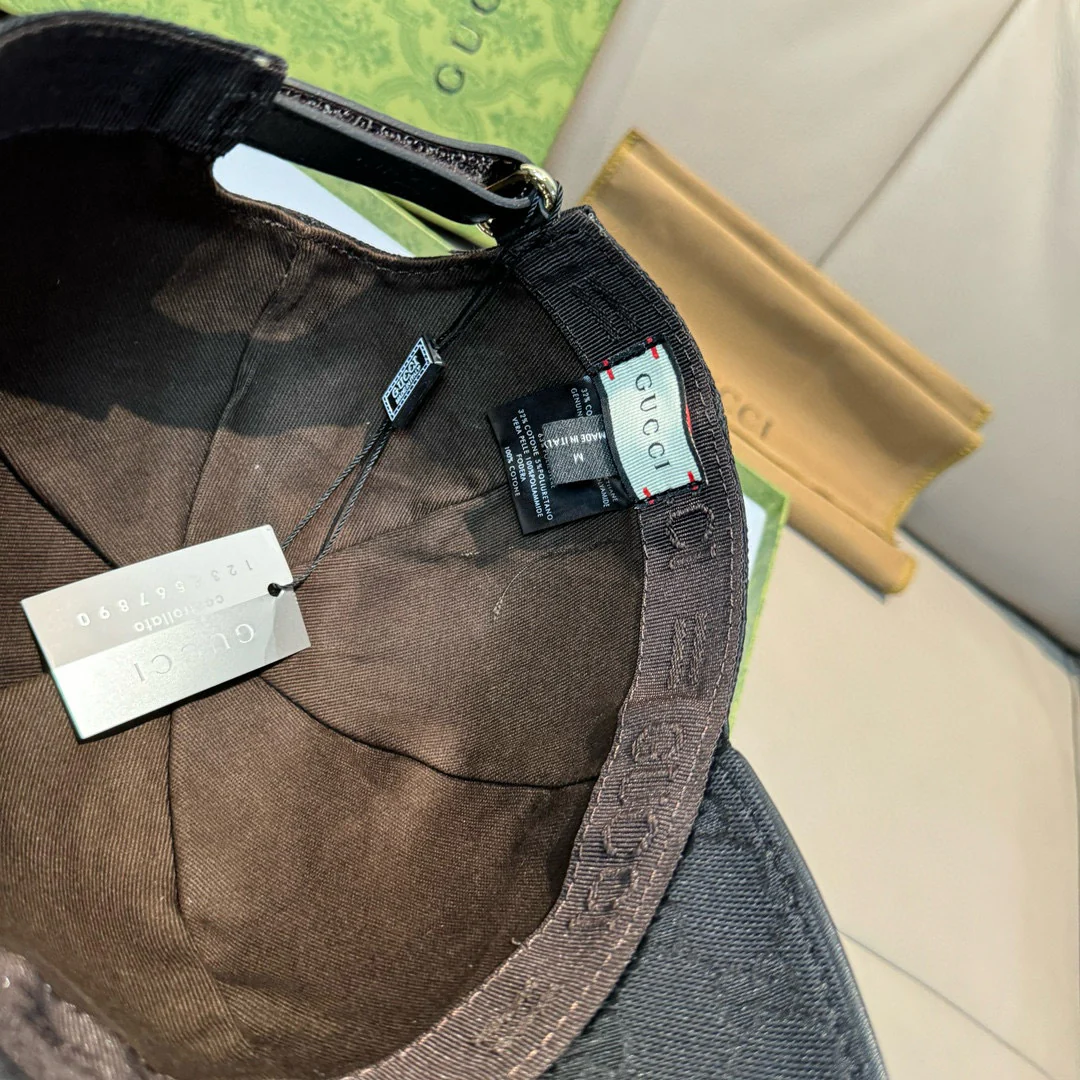 Регулируемая бейсболка Gucci - Черная - 1