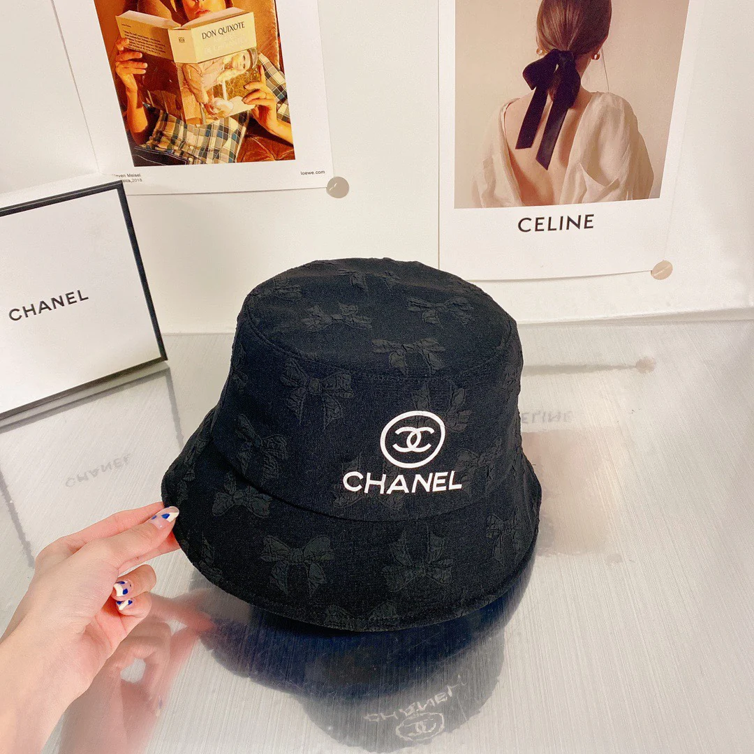 Новинка 2022 года от Chanel - Рыбацкая шляпа - Черная - 1