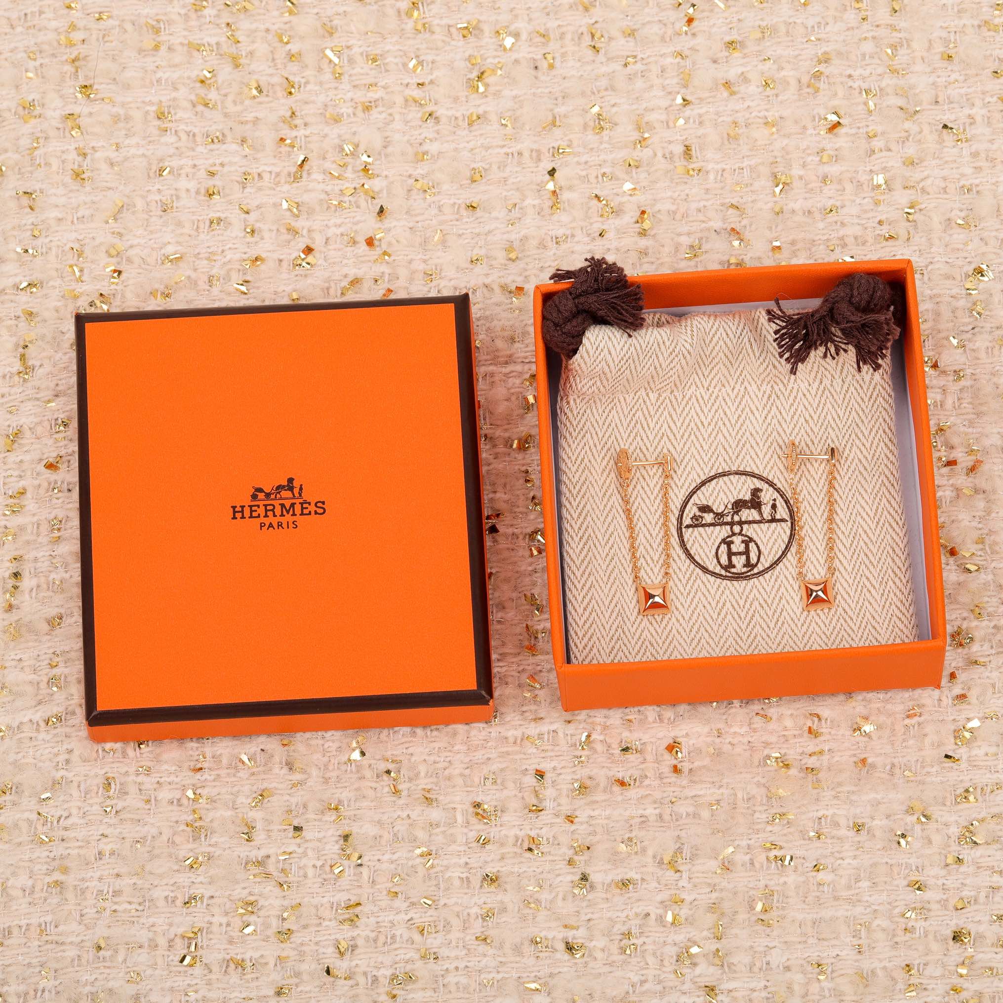 Серьги Hermes 024