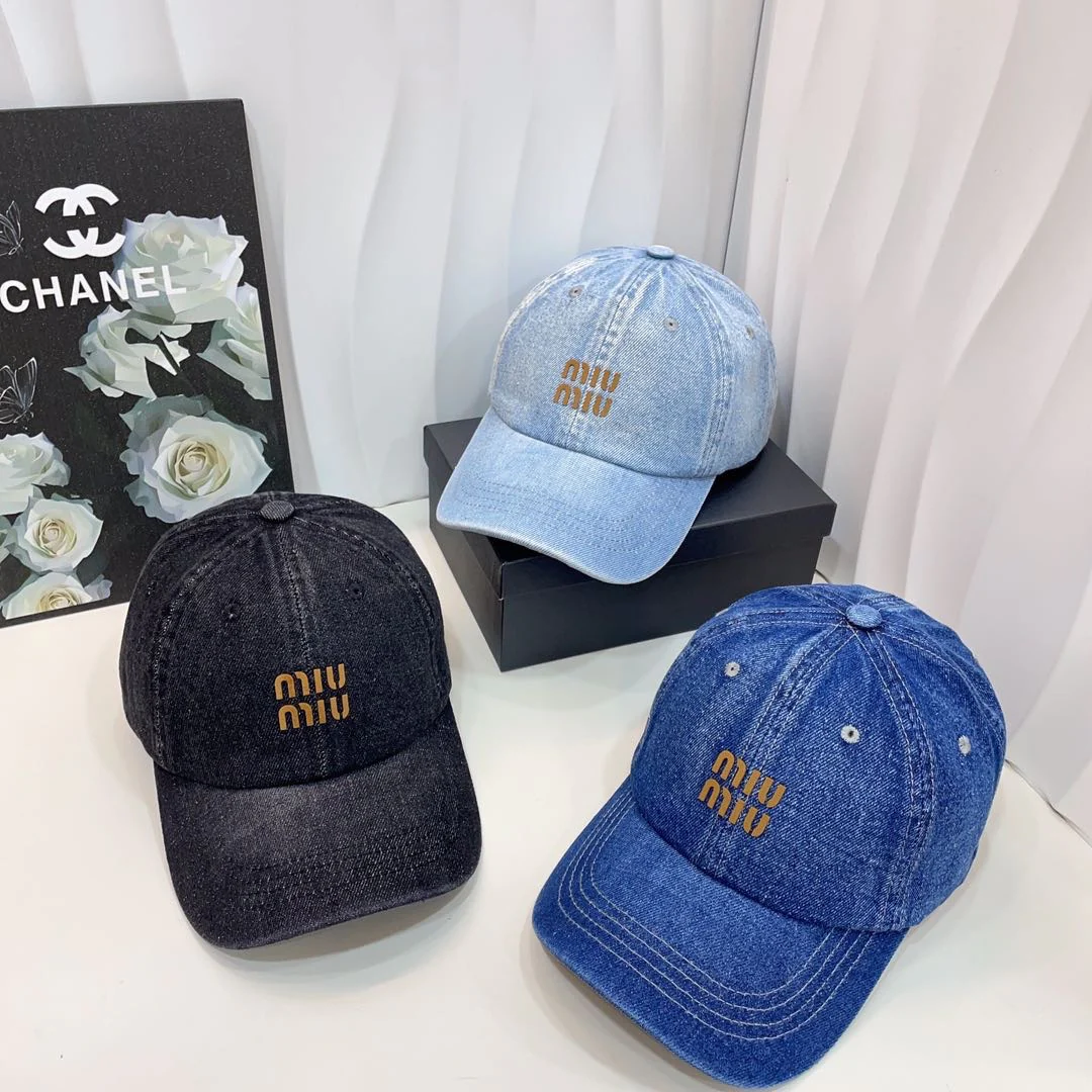Miu Miu - Новая джинсовая бейсболка 2024 года