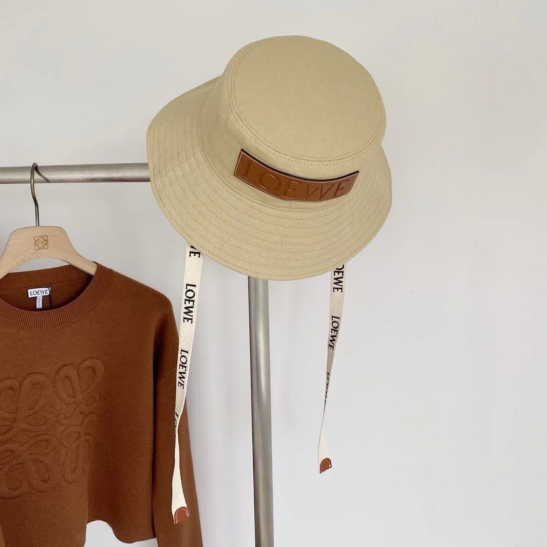 LOEWE - Рыбацкая шляпа в непринужденном стиле - желтая