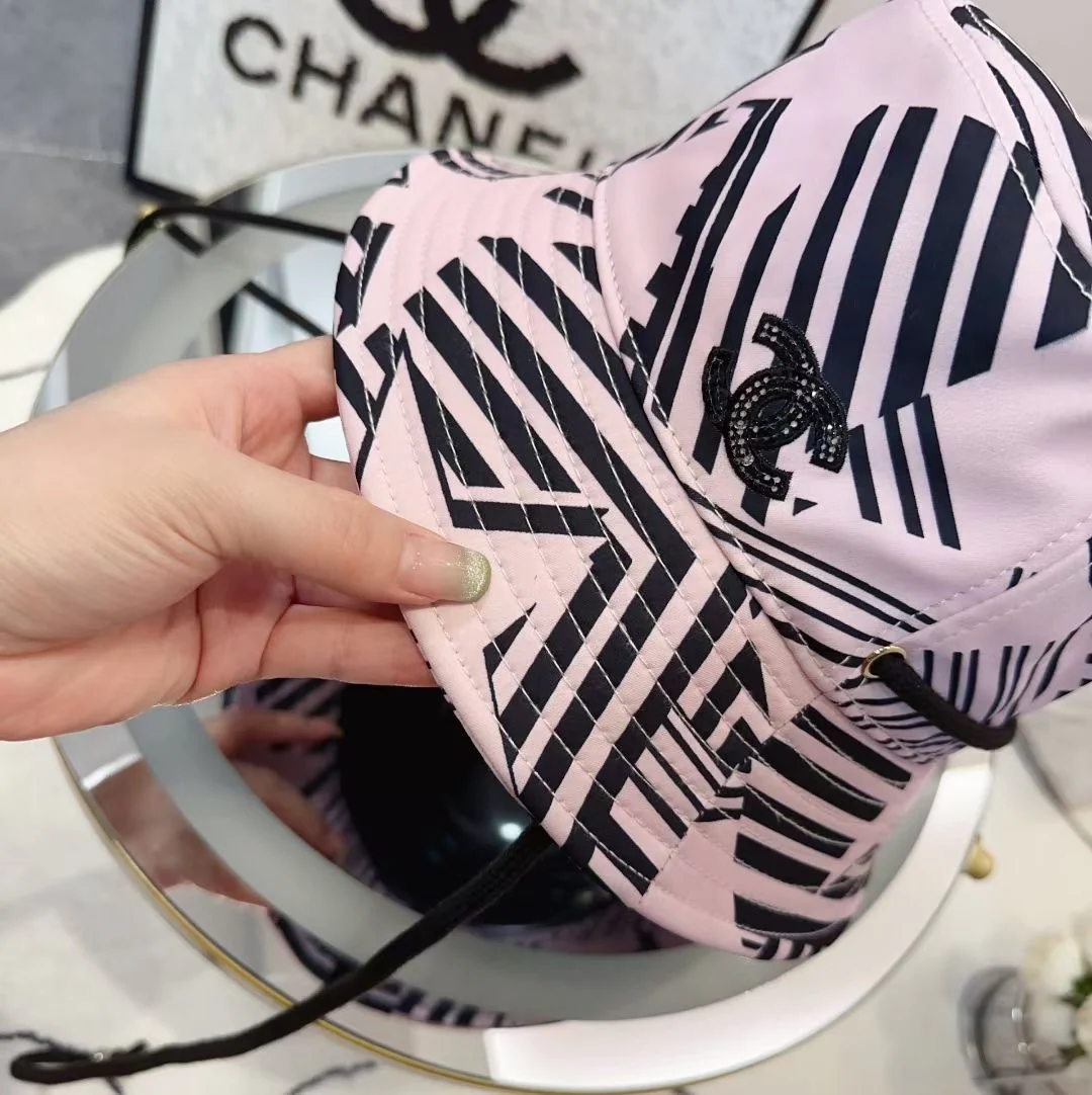 Chanel - Рыбацкая шляпа - Новейшая коллекция, пользующаяся огромным спросом - Розовая