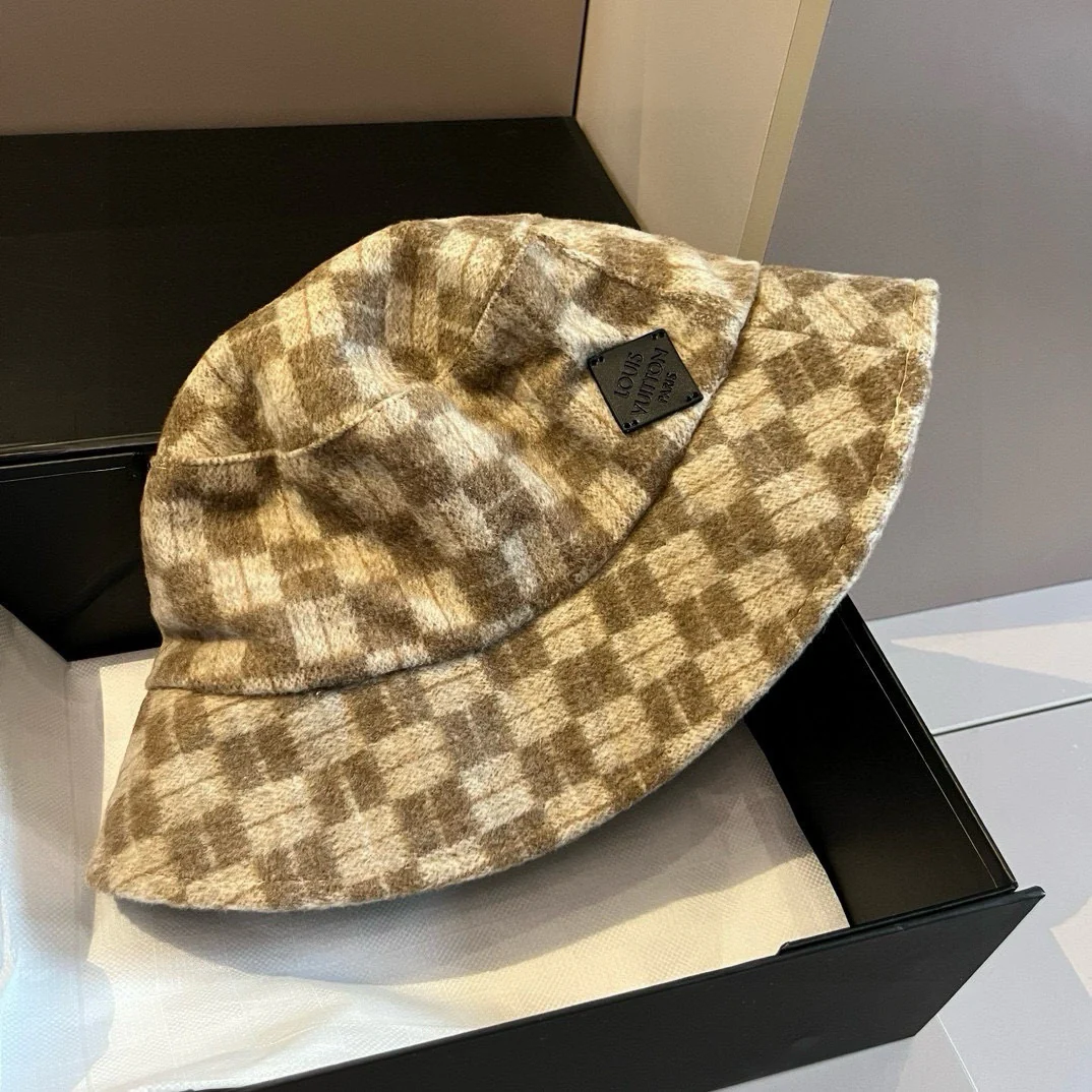 LV - Градиентная рыбацкая шляпа - Коричневая