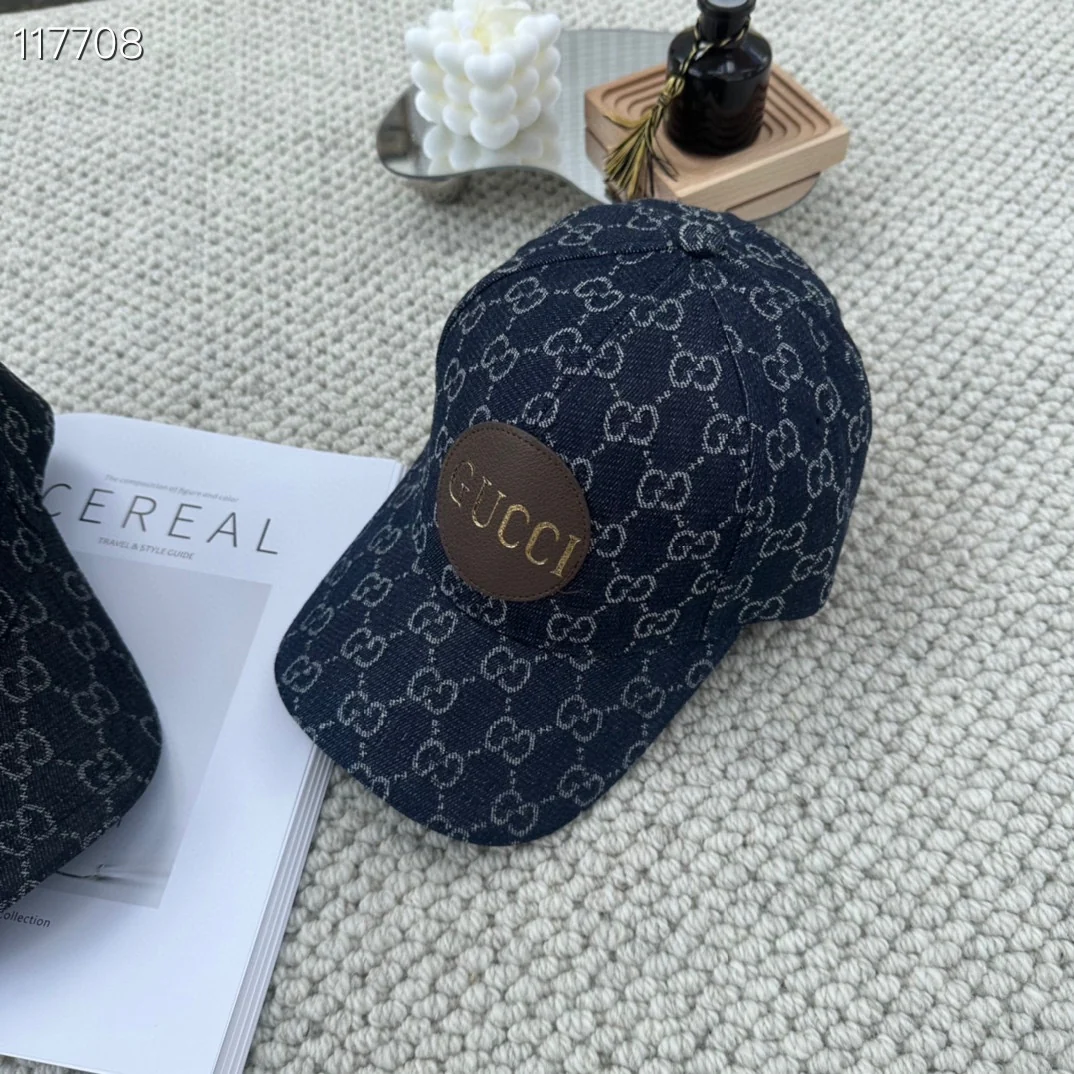 Бейсболка Gucci Весна/Лето 2023 - Синяя