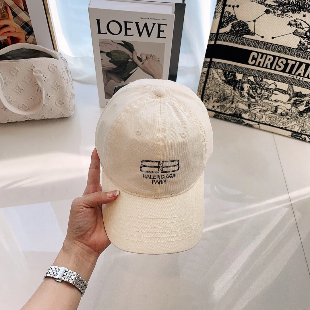 Balenciaga - Всесезонная бейсболка из чистого хлопка - Белая