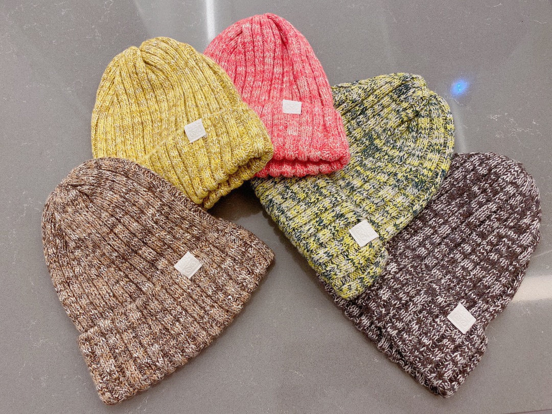 Lolway - Шерстяная вязаная шапка-бини