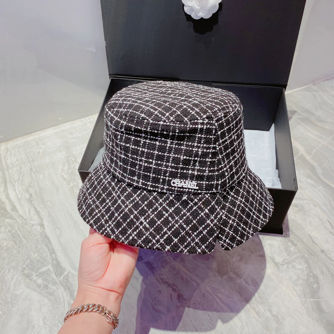 Chanel - Рыбацкая шляпа - Черная - 4