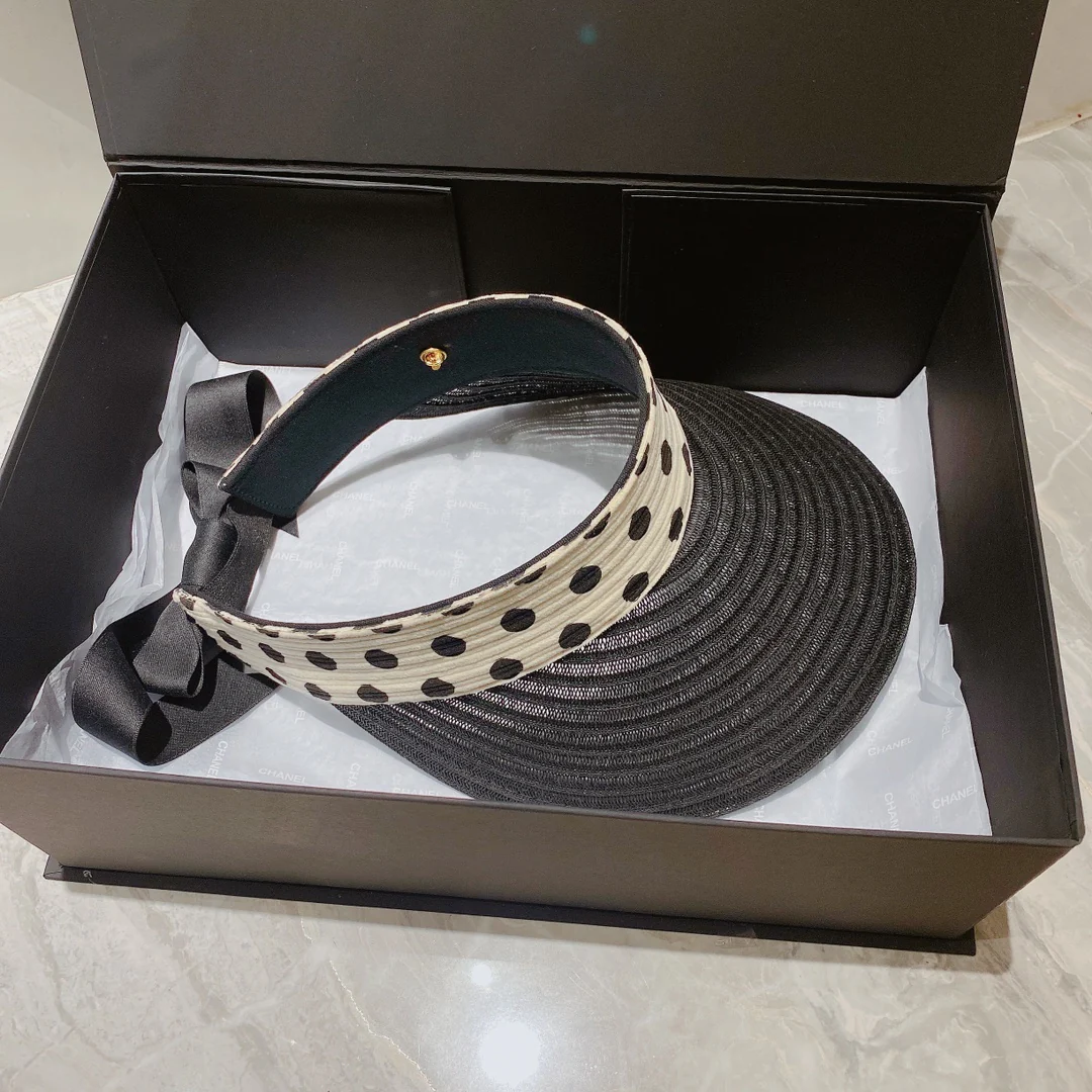 Солнцезащитная шляпа Chanel - Парик с открытым верхом - 3