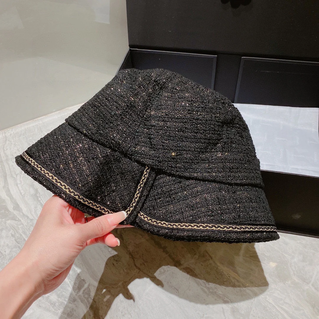 Новинка 2022 года от Chanel - Рыбацкая шляпа - Черная