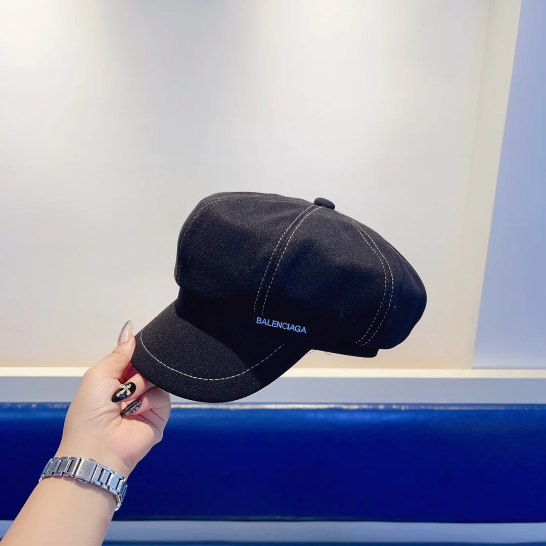 Balenciaga - Восьмиугольный берет - Черный