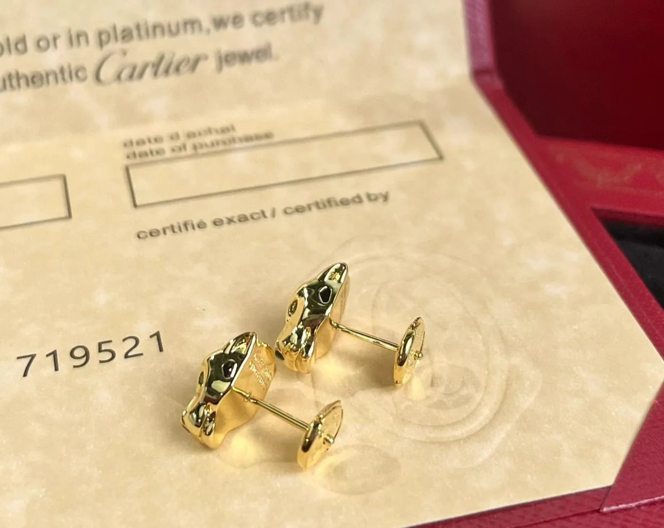 Серьги Cartier 058