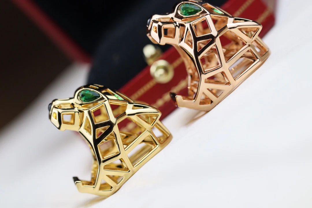 Кольцо Cartier ?Пантера? — унисекс — розовое золото