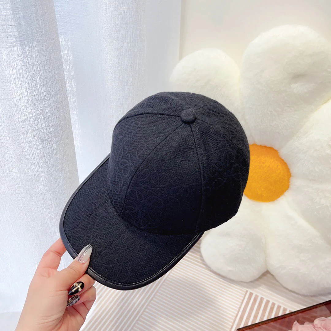 Lolway - бейсболка из канваса с монограммой - черная