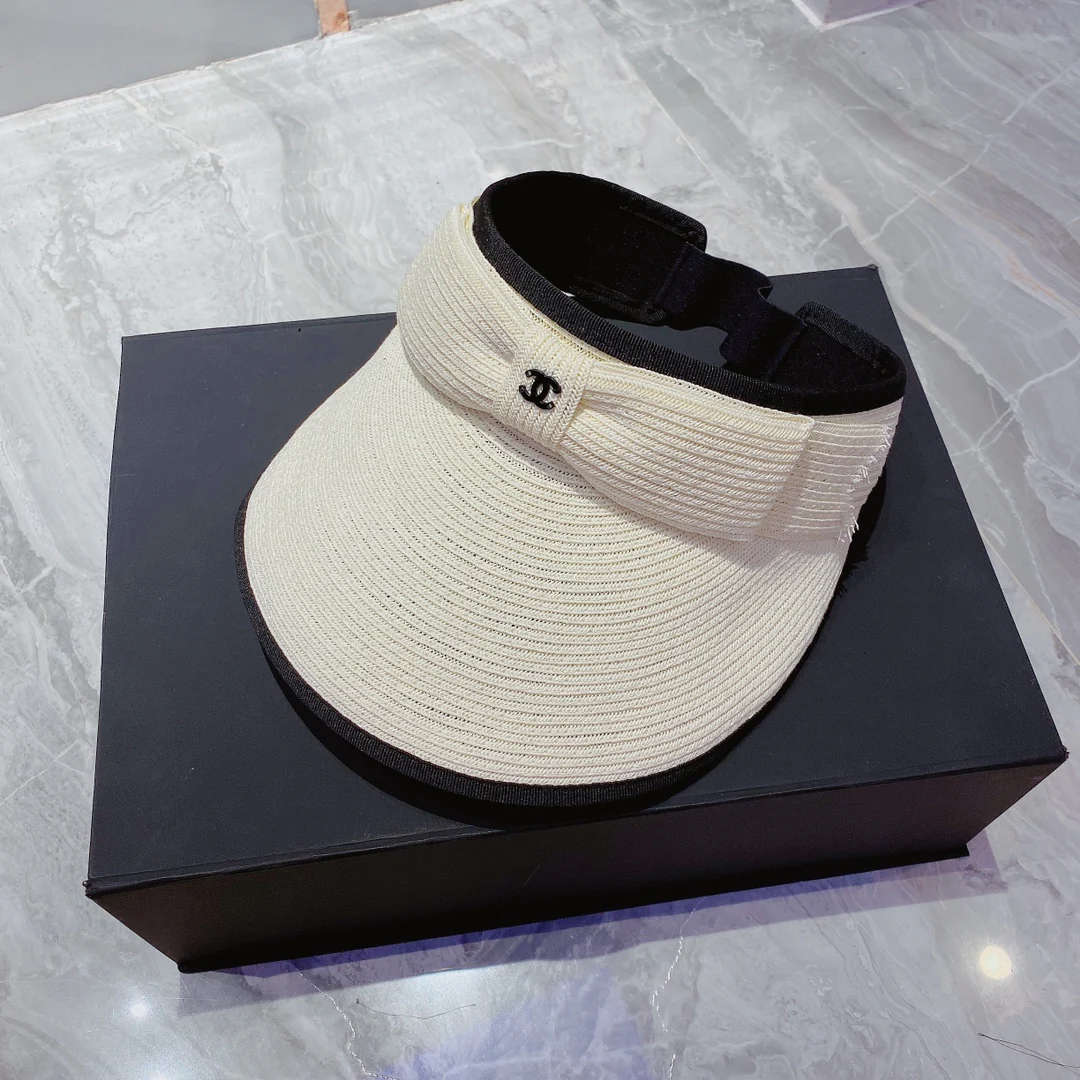 Солнцезащитная шляпа Chanel - Парик с открытым верхом - 2