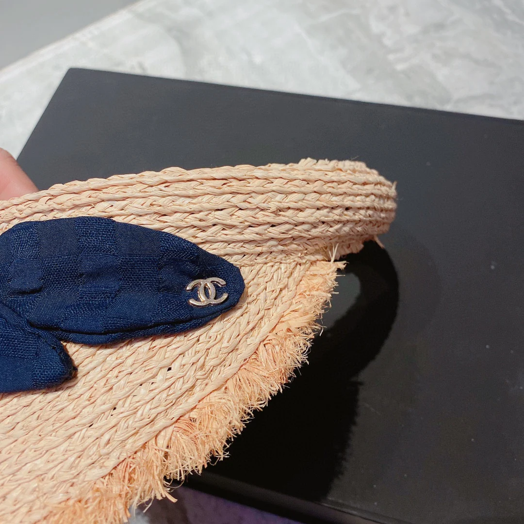 Солнцезащитная шляпа Chanel - Открытый жилет - Синий