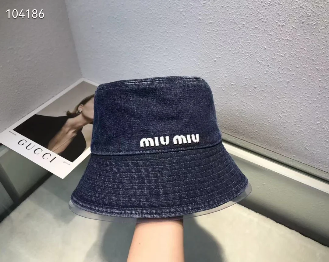 Miu Miu - Выстиранная рыбацкая шляпа