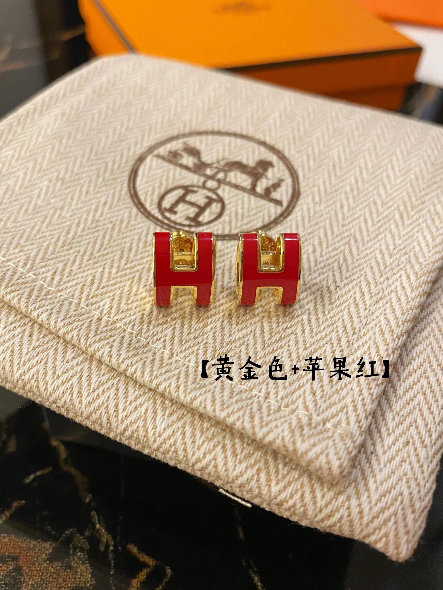 Серьги Hermes 030